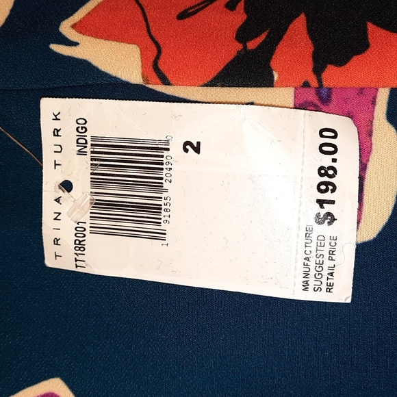 NWT, Trina Turk Fitzgerald Hi-lo Floral Dress - Picture 14 of 17